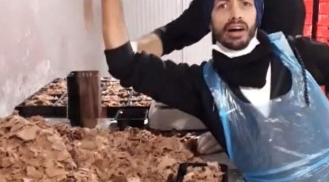 Döner paketlerken çekilen skandal görüntülere UDOFED'ten açıklama geldi