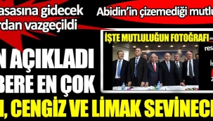 Bakan Karaismailoğlu açıkladı. Bu habere en çok Kalyon, Cengiz, Limak sevinecek. Devletin kasasına gidecek milyonlardan vazgeçildi 