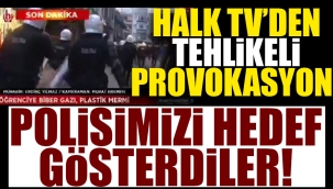 Halk TV polisi hedef göstererek 'Sokağa inin' çağrısı yaptı