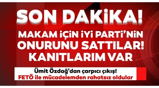 İYİ PARTİ DE ŞOK İSTİFA !