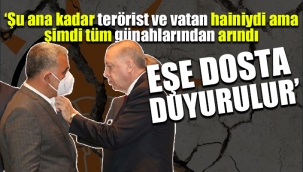 HDP'den istifa edip AKP'ye katıldı; rozetini Erdoğan taktı