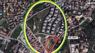 Boğaz manzarasına sahip arazi imara açılıyor