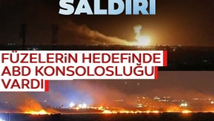 Irakın Erbil kentindeki ABD Konsolosluğu yakınlarına çok sayıda roket düştü