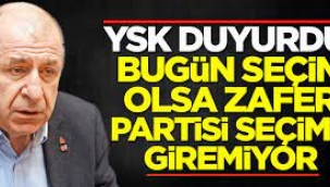YSK seçime girebilecek partileri açıkladı! Ümit Özdağın Zafer Partisi listede yok