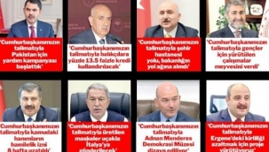 Devlette her şey talimata bağlandı