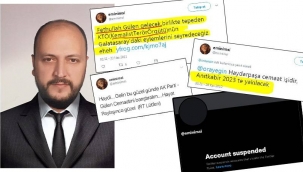 CHP'li Özel'in ifşa ettiği Emin Şen'in 'eminimsi' adıyla yaptığı paylaşımlar ortaya çıktı: "Anıtkabir yakılacak", "Fethullah Gülen gelecek"