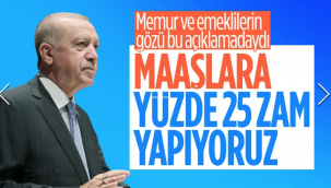 Cumhurbaşkanı Erdoğan memur ve emekli zammını açıkladı