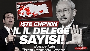 İşte CHP'nin il il delege sayısı! İstanbul, Ankara, İzmir... 