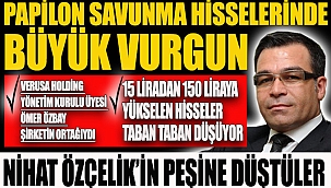 Papilon Savunma hisselerinde büyük vurgun