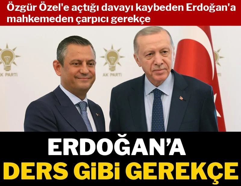 Erdoğan milyonluk tazminat davasını kaybetti