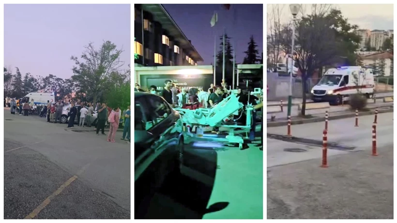 Ankara'da Panik Anları! Hastalar Acilen Tahliye Edildi