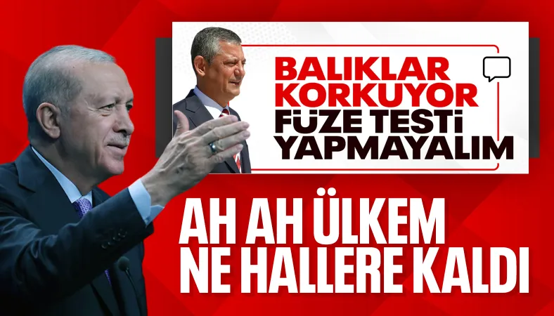 Cumhurbaşkanı Erdoğan'dan Özgür Özel'e 'Sinop' Yanıtı: 'Ah Ülkem Ne Hallere Kaldı'