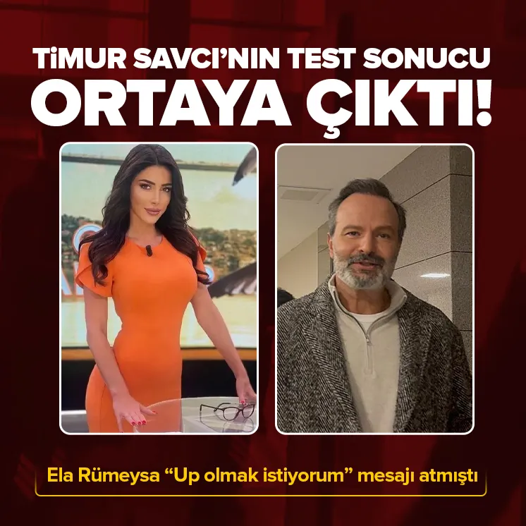 Timur Savcı'nın kokain testi sonuçlandı! Ela Rümeysa Cebeci ile mesajları ortaya çıkmıştı