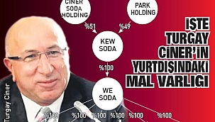 Turgay Ciner'in yaklaşık 10 yıldır Türkiye'den 5 milyar dolardan fazla mal kaçırdığı tespiti yapıldı.