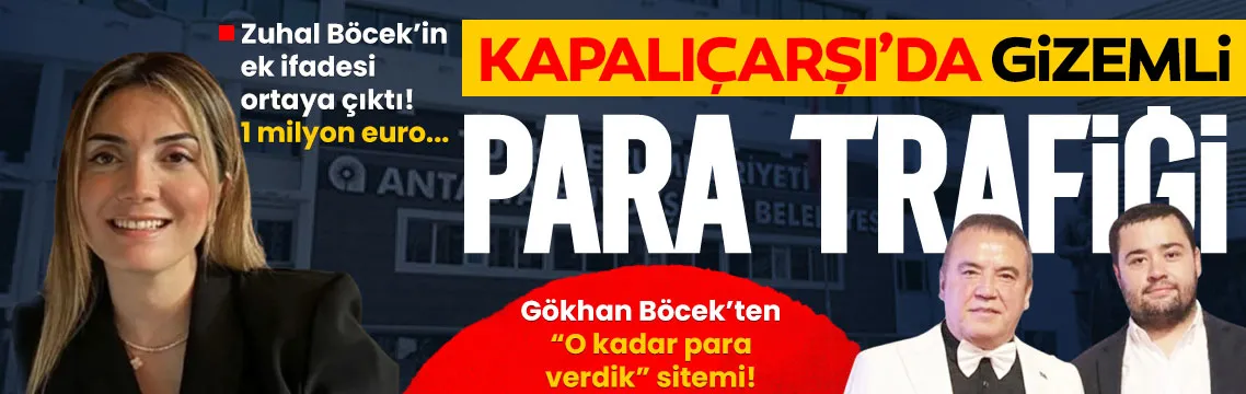 Antalya Belediyesi'ne yönelik rüşvet ve yolsuzluk soruşturmasında yeni gelişme: Zuhal Böcek'in ifadesi ortaya çıktı!