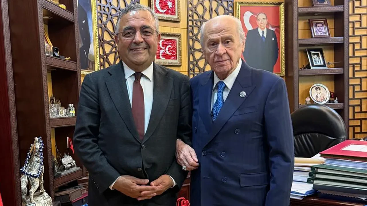 Sezgin Tanrıkulu'ndan Bahçeli'ye Mutlak butlan Ziyareti