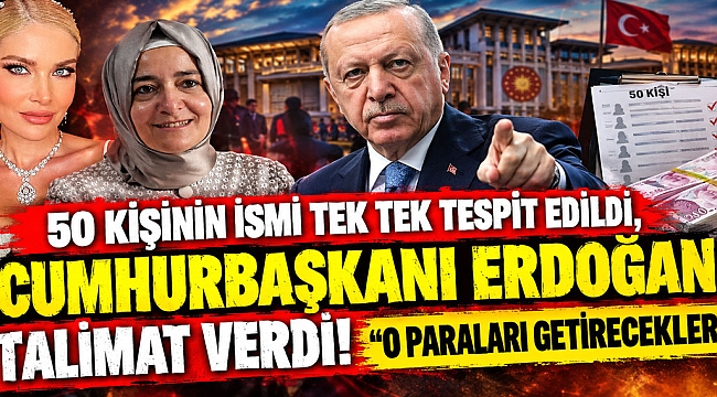 Cumhurbaşkanı Erdoğan: O paraları getirecekler başka yolu yok